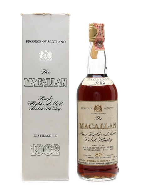 Macallan 1962 Campbell, Hope & King Bottled 1970s - Rinaldi 75cl / 46%