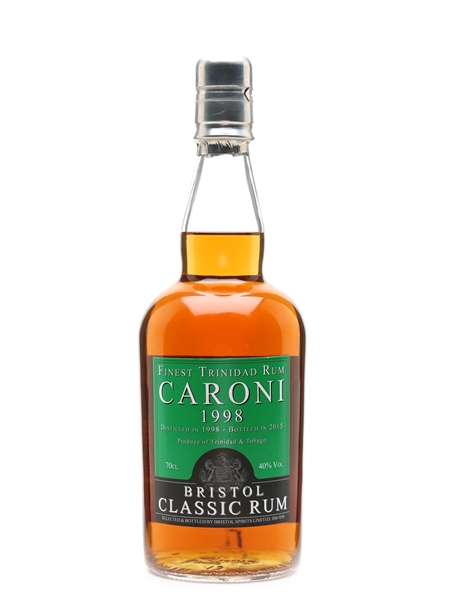 Caroni 1998 Finest Trinidad Rum Bottled 2015 - Bristol Spirits 70cl / 40%