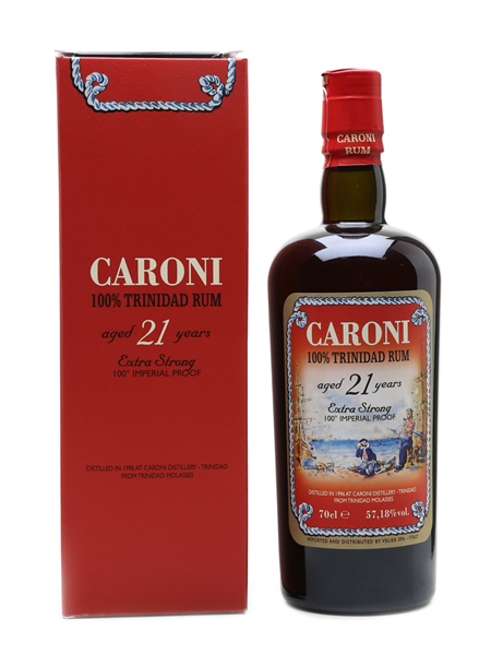 Caroni 1996 21 Year Old Extra Strong Trinidad Rum Bottled 2017 - Velier 70cl / 57.18%