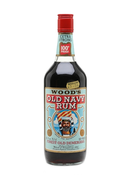 Wood's 100 Old Navy Rum Bottled 1970s 75.7cl / 57%