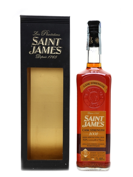 Saint James 2008 Cask Strength Bottled 2017 - Velier 70th Anniversary 70cl / 60.8%