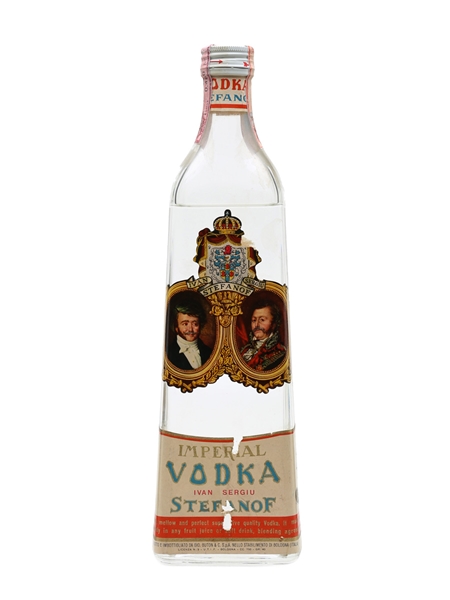 Stefanof Imperial Vodka Bottled 1960s - Buton 75cl / 40%