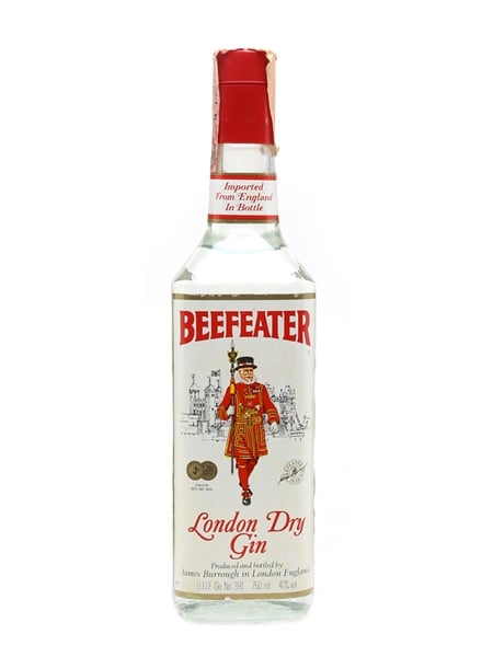 Beefeater London Dry Gin Bottled 1980s - Spirit 75cl / 40%