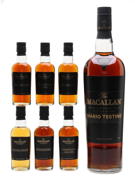 Macallan Masters Of Photography Mario Testino - Red 70cl & 6 x 5cl