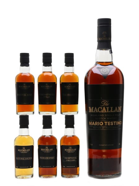 Macallan Masters Of Photography Mario Testino - Purple 70cl & 6 x 5cl