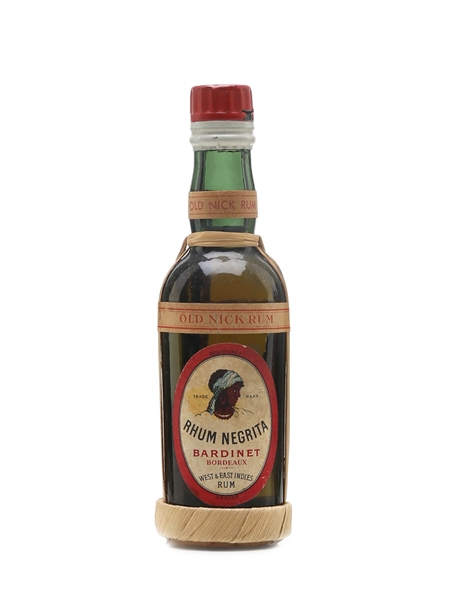 Bardinet Negrita Old Nick Rum Bottled 1960s 5cl