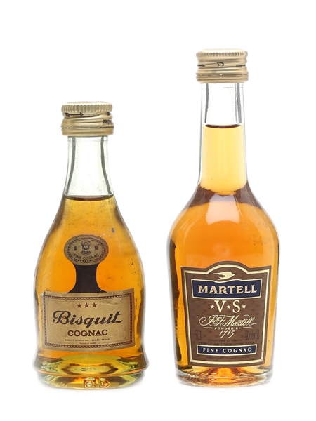 Bisquit & Martell  2 x 5cl