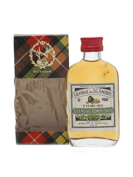 Glenlivet 8 Year Old Bottled 1970s - Gordon & MacPhail 5cl / 40%