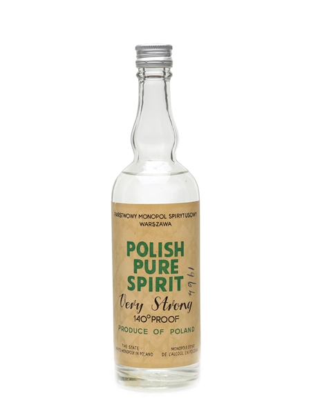 State Spirits Monopoly Polish Pure Spirit Bottled 1960s - Eduard Robinson 50cl / 80%