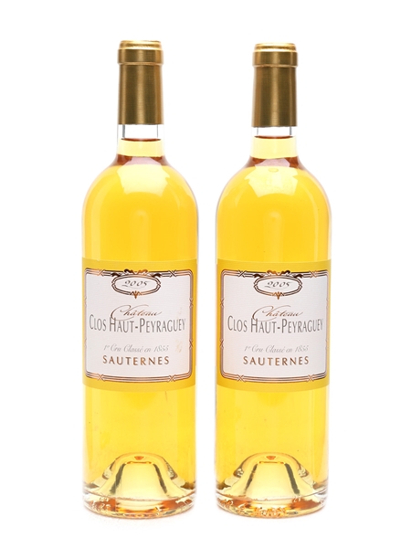 Chateau Clos Haut-Peyraguey 2005 Sauternes 2 x 75cl / 13.5%