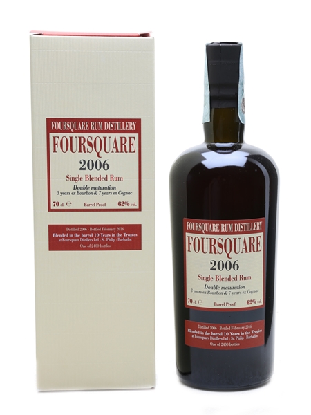 Foursquare 2006 Single Blended Rum 10 Year Old - Velier 70cl / 62%