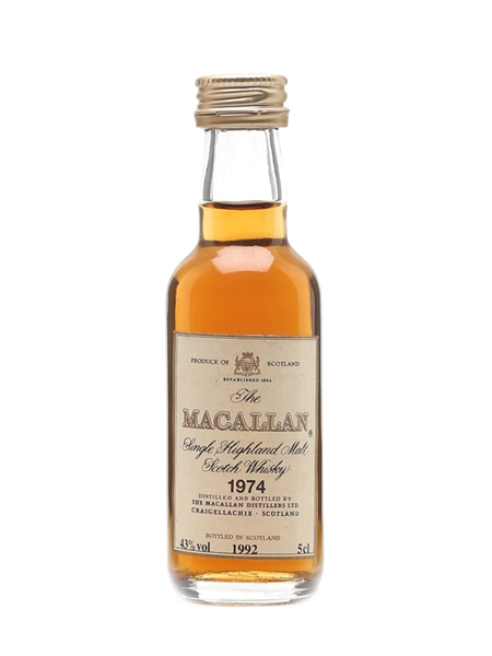 Macallan 1974 Bottled 1992 5cl / 43%