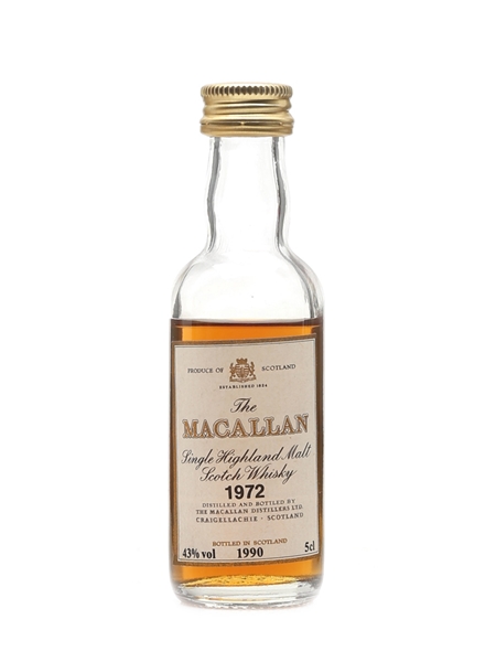 Macallan 1972 Bottled 1990 5cl / 43%