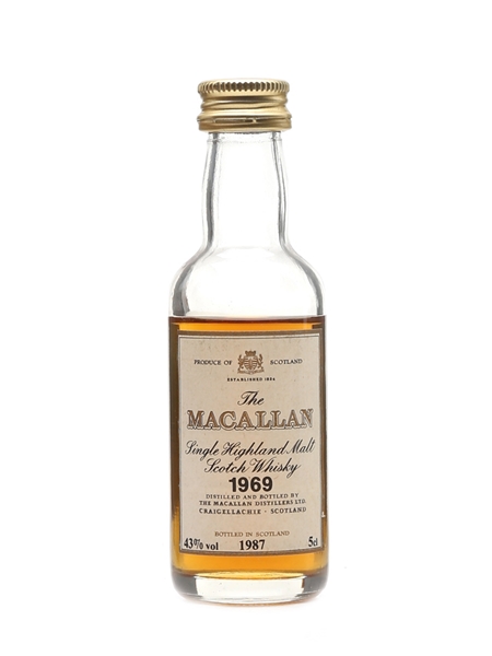 Macallan 1969 Bottled 1987 5cl / 43%