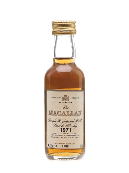 Macallan 1971 Bottled 1989 5cl / 43%