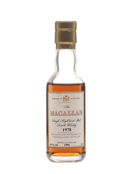 Macallan 1978 Bottled 1996 5cl / 43%