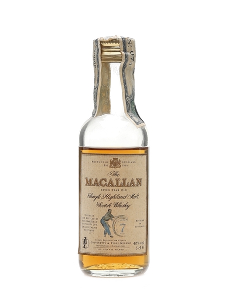 Macallan 7 Year Old Giovinetti 5cl / 40%