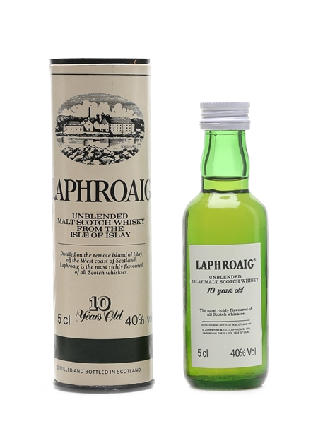 Laphroaig 10 Year Old Bottled 1990s - Pre Royal Warrant 5cl / 40%