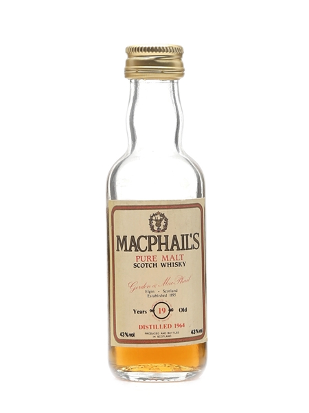 MacPhail's 1964 19 Year Old - Gordon & MacPhail 5cl / 43%