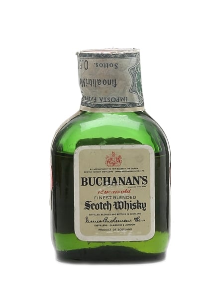 Buchanan's 12 Year Old Bottled 1980s - Amerigo Sagna 4.68cl / 43%