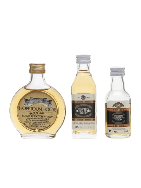 Hopetoun House & Stewarts Cream Of The Barley  3 x 5cl-7.1cl