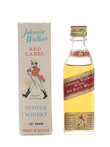 Johnnie Walker Red Label Bottled 1970s 5cl / 40%