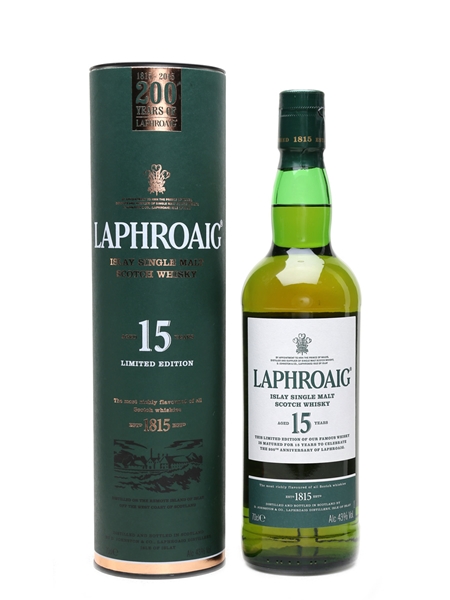 Laphroaig 200th Anniversary 15 Year Old 70cl / 43%