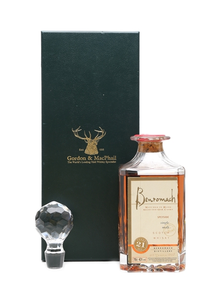 Benromach 21 Years Old Star of Edinburgh Gordon MacPhail 70cl / 43%