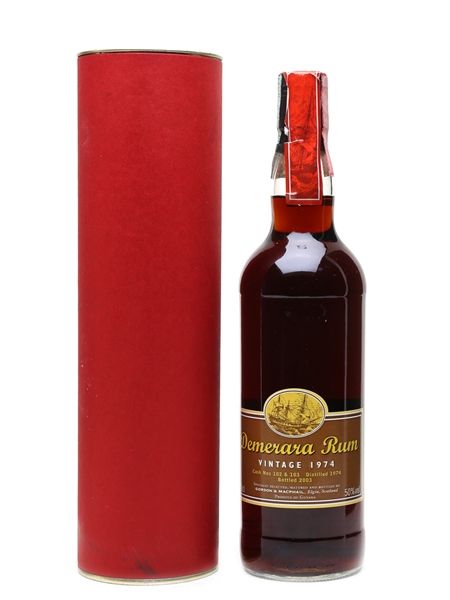 Guyana 1974 Demerara Rum Bottled 2003 - Gordon & MacPhail 75cl / 50%