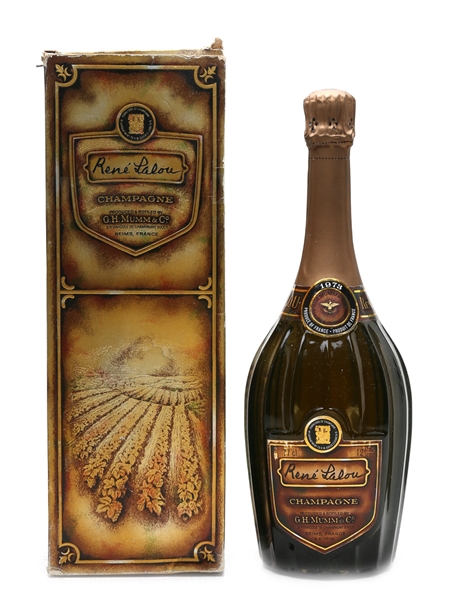 G H Mumm 1973 Rene Lalou Champagne 77cl / 12%