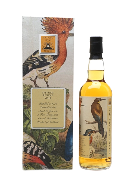 Speyside Region Malt 1975 41 Year Old - Antique Lions Of Spirits 70cl / 46.9%