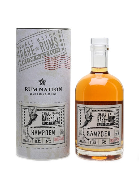 Hampden 1992 Small Batch Bottled 2016 - Rum Nation 70cl / 61.6%