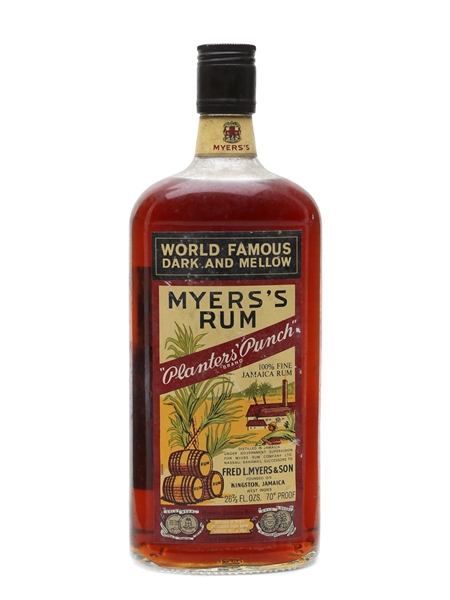 Myers's Planters' Punch Rum Bottled 1970s 75.7cl / 40%