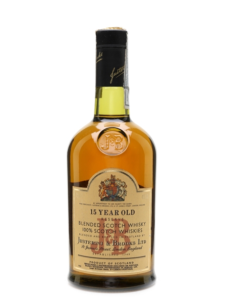 J & B 15 Year Old Reserve Bottled 1980s 75cl / 43%