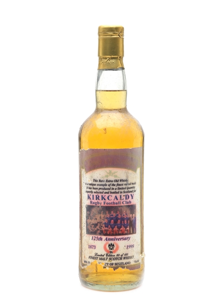 Flower Of Scotland Blended Malt Kirkcaldy Rugby Football Club 125th Anniversary 70cl / 40%