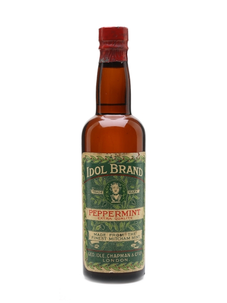 Idol Brand Peppermint Bottled 1940s 50cl