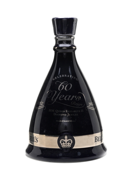 Bell's Ceramic Decanter Queen Elizabeth II 60 Years Reign 70cl / 40%