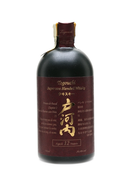 Togouchi 12 Year Old  70cl / 40%