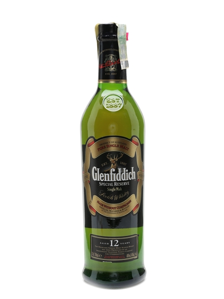 Glenfiddich 12 Year Old Special Reserve Old Presentation 70cl / 40%