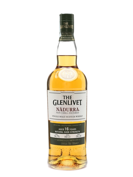 Glenlivet 16 Year Old Nadurra Bottled 2013 - Batch 0613X 70cl / 54.7%