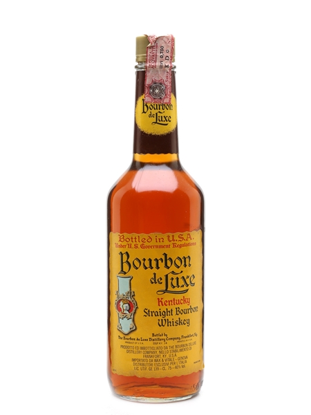 Bourbon De Luxe Bottled 1980s - Wax & Vitale 75cl / 40%