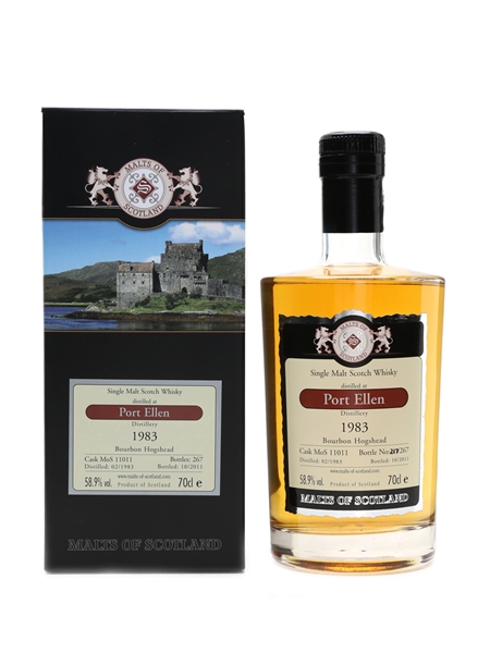 Port Ellen 1983 Single Cask Bottled 2011 - Malts Of Scotland 70cl / 58.9%