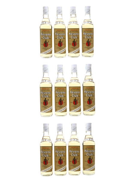 Havana Club Blanco Anejo Seco 3 Year Old Bottled 1990s 12 x 70cl / 40%