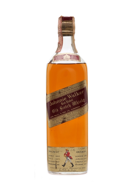 Johnnie Walker Red Label Bottled 1960s - Wax & Vitale 75cl / 43%