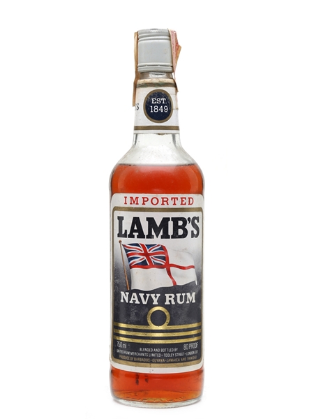 Lamb's Navy Rum Bottled 1980s - Capital Importers 75cl / 40%