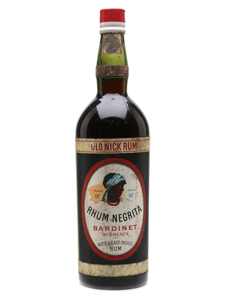 Bardinet Negrita Old Nick Rum Bottled 1950s 100cl / 44%