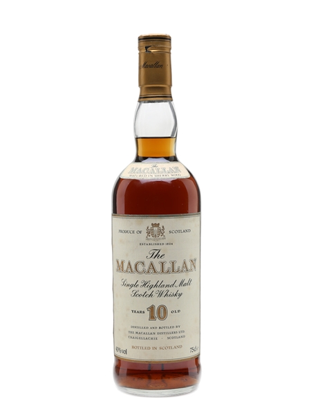 Macallan 10 Year Old Bottled 1980s 75cl / 40%