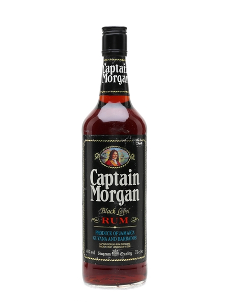 Captain Morgan Black Label Bottled 1980s - Seagram 75cl / 40%