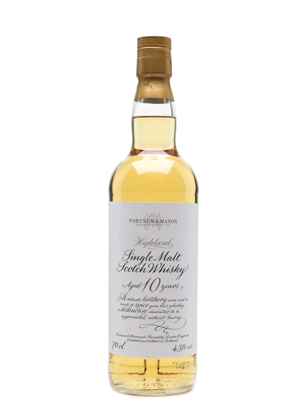 Fortnum & Mason 10 Year Old Highland Single Malt  70cl / 43%