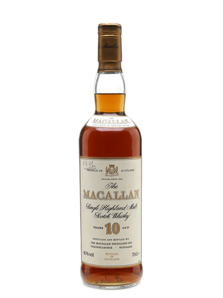 Macallan 10 Year Old Bottled 1990s 70cl / 40%